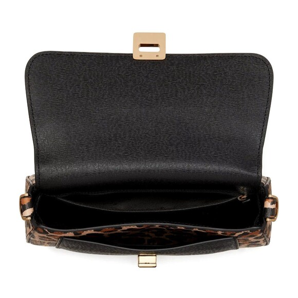 New Kate Spade Phoebe Spotted Leopard Small Flap Crossbody Brown Multi - Picture 5 of 5